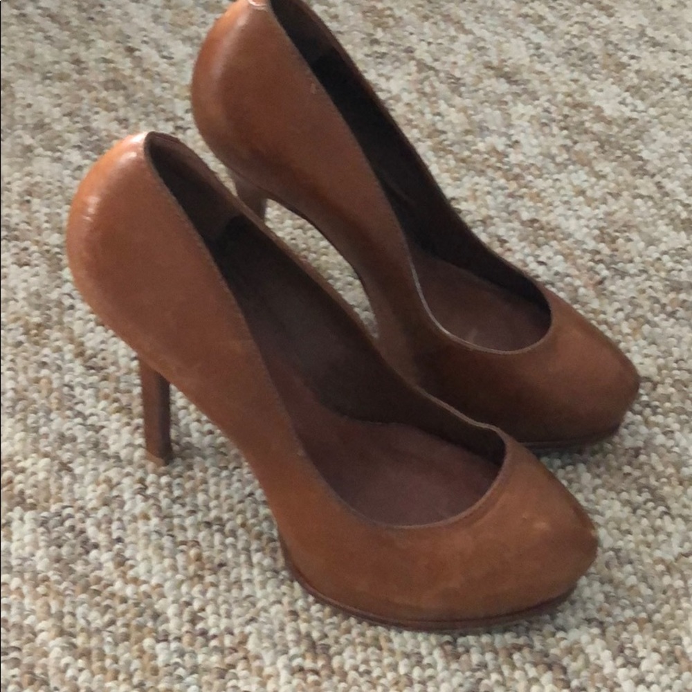 Schutz size 8 super gorgeous cognac heel